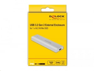 DELOCK 42634 külső ház 2 x M.2 „B” kulccsal to USB 3.1 Gen 2 S RAID-om